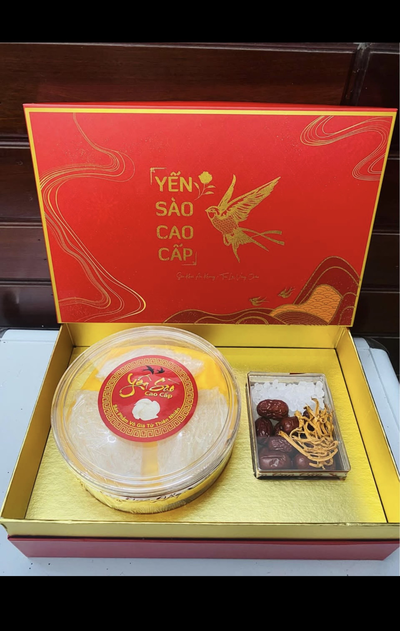 Hộp quà cứng Yến tinh chế 15g